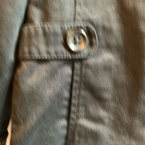 Gymboree girls black blazer coat. Stylish with white stitching size S (5/6) - Picture 9 of 11